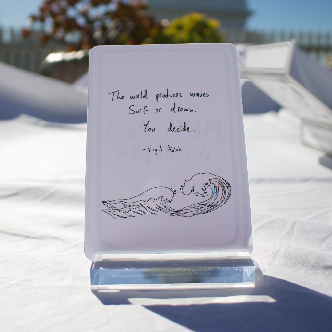 CARD OF THE DAY DISPLAY STAND - ACRYLIC